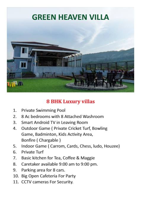 Green Heaven Villa